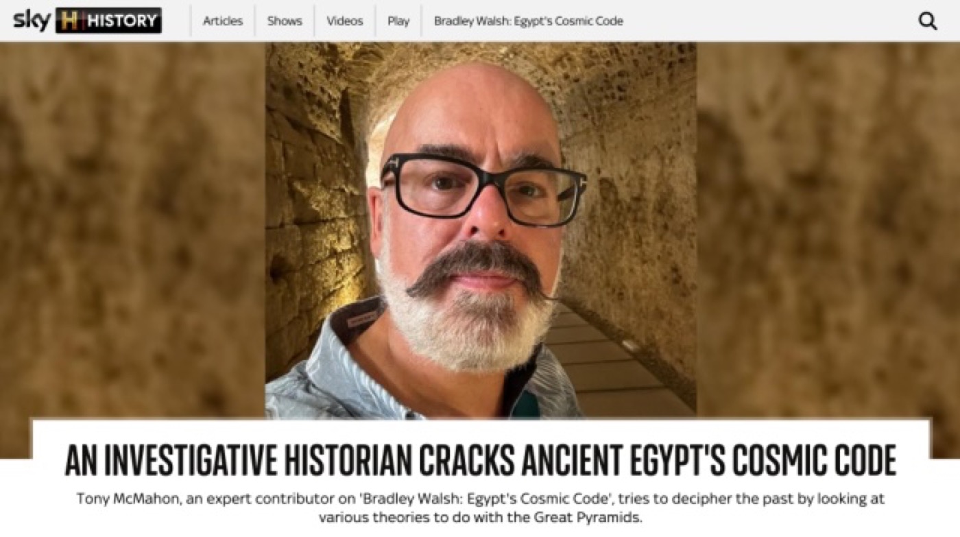 Rostra Consulting historian on location at a heritage site for a corporate campaign