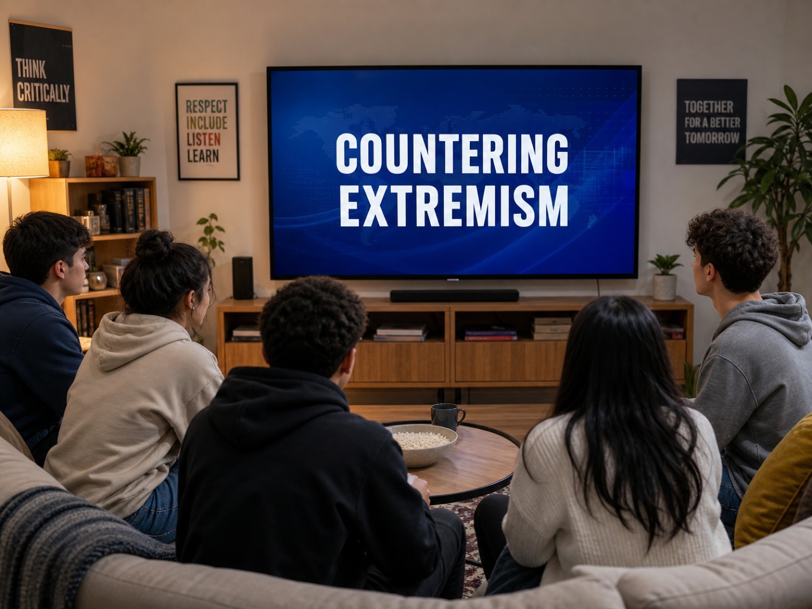 Young audience engaging with counter-extremism programming